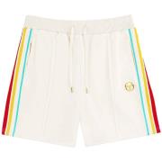 Korte Broek Sergio Tacchini Slice Velour Shorts Gardenia/Gold