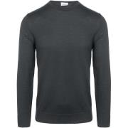 Sweater Profuomo Pullover Merinowol Antraciet