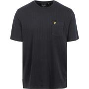 T-shirt Lyle And Scott Knitted T-shirt Navy