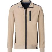 Sweater Casa Moda Vest Zip Beige