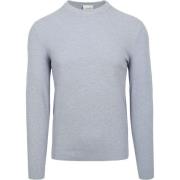 Sweater Profuomo O-Hals Trui Lichtblauw