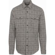 Sweater Blue Industry Overshirt Print Bruin