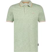 T-shirt State Of Art Polo Slubmelange Leaf Green