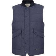 Trainingsjack Scotch &amp; Soda Bomber Bodywarmer Donkerblauw