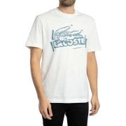 T-shirt Korte Mouw Lacoste T-shirt met groot logo