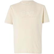 T-shirt Ea7 Emporio Armani Visibility Tonal Logo T-Shirt Almond Milk
