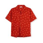 Overhemd Lange Mouw Imago Bossa Nova Shirt - Red