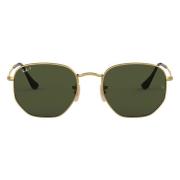 Zonnebril Ray-ban Occhiali da Sole Hexagonal RB3548N 001/58 Polarizzat...