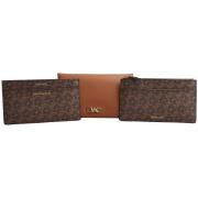 Portemonnee MICHAEL Michael Kors 34H3G8ED7-BROWN-LUGGAGE
