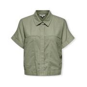 Blouse Only Caro Linen Shirt - Tea