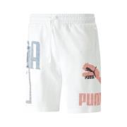 Korte Broek Puma 538194_classics_gen_shorts_bianco