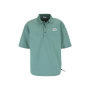 Polo Shirt Korte Mouw Fila fam0358_twist_polo_verde