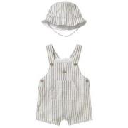 Broek Mayoral 1601 Conjunto peto y gorro Blanco