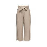 Broek Only Caro Linen Trousers - Oxford Tan