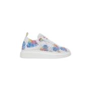Nette schoenen Mustang 1468301 18-BLANC/BLEU Blanc