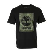 T-shirt Korte Mouw Timberland Camo Tree Logo Short Sleeve