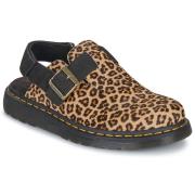 Klompen Dr. Martens Jorge II Mule Light Tan+Black Leopard