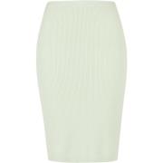 Rok Urban Classics Jupe mi-longue en tricot côtelé femme