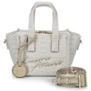 Boodschappentas Emporio Armani TOTE M CANVAS JAQUARD MONOGRAM