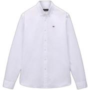 Overhemd Lange Mouw Napapijri Chemise manches longues Talla