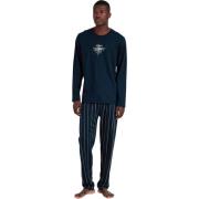 Pyjama's / nachthemden Admas Pyjama broek top lange mouwen Navy Collec...
