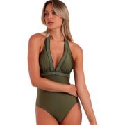 Badpak Admas 1-delig zwempak met voorgevormde halter Punk Beach