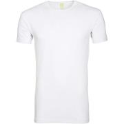 T-shirt Alan Red Bamboo T-shirt O-Hals Wit