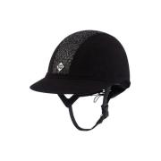 Sportaccessoires Charles Owen Casque d'équitation microsuède brillant ...