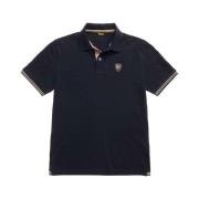 Polo Shirt Korte Mouw Blauer -