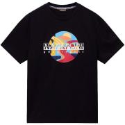 T-shirt Napapijri Valdor Graphic T-Shirt Black
