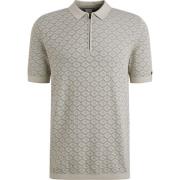 T-shirt Cast Iron Half-Zip Polo Structure Ecru