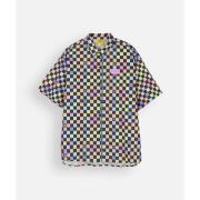 Overhemd Oxbow Poplin overhemd met allover print POPDAMS