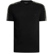 Pyjama's / nachthemden Emporio Armani Lounge Logo Trim Crew T-shirt