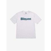 T-shirt Korte Mouw Blauer -
