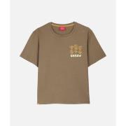 T-shirt Korte Mouw Oxbow T-shirt met print op de achterkant TOPALE