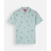 Polo Shirt Korte Mouw Oxbow Polo met korte mouwen en allover print PAL...