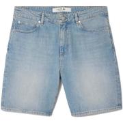 Korte Broek Lacoste Straight Fit Denim Bermuda Shorts Blue