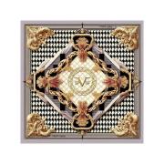 Sjaal V 1969 Grote Newbean zijden carré