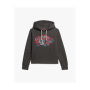 Sweater Superdry Sweatshirt à capuche femme Vintage Logo Tokyo