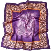 Sjaal Alberto Cabale Cheetah Cléo zijde vierkantje