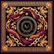 Sjaal V 1969 Chain Gold-zijde carré