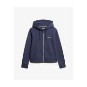 Sweater Superdry Sweatshirt à capuche zippé uni femme