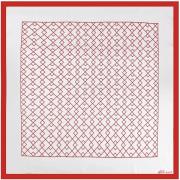 Sjaal V 1969 Carré de Soie DOOLHOF