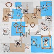 Sjaal V 1969 Carré de Soie FRAME