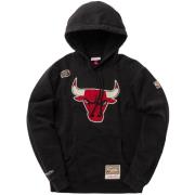 Sweater Mitchell And Ness Sweatshirt à capuche Chicago Bulls NBA Team ...