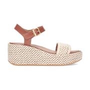 Sandalen FitFlop Platforms Woven Wedgesandalen JG1