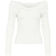T-shirt Korte Mouw Kaffe T-shirt manches longues à épaules dénudées fe...