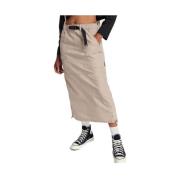 Rok Converse LONG WOVEN CARGO SKIRT