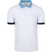 T-shirt Sun68 Poloshirt Color Way Wit