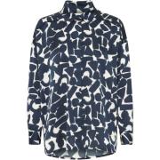 Overhemd Ichi Chemise femme Graphi